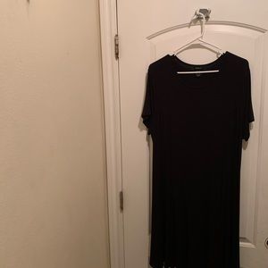 Black maxi dress